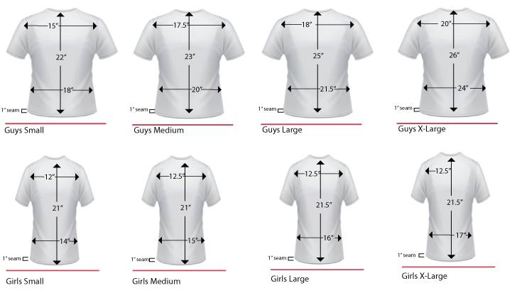 Download Sizing Positioning For T Shirts Customapparel Customtees Tshirts Htv Addicts